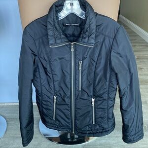 Marc New York-Andrew Marc BLACK cute casual quilted jacket. SIZE Small
